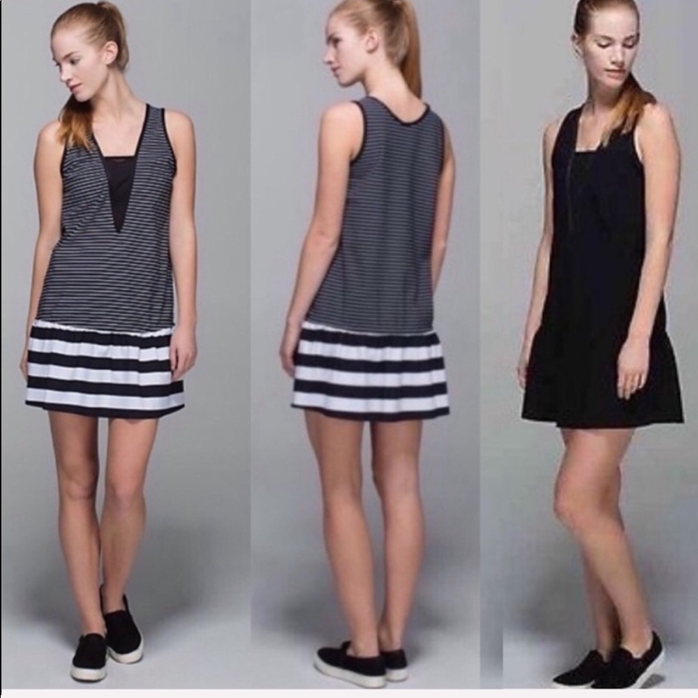 SALE • Lululemon• Both Ways Parallel Stripe Dress